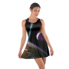 Planets In Space Cotton Racerback Dress by Sapixe