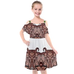 Im Fourth Dimension Colour 29 Kids  Cut Out Shoulders Chiffon Dress by imanmulyana