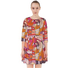 Abstract-ilustrasi Smock Dress by nateshop