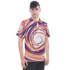 Illustration Colorful Yellow Purple Orange Men s Polo Tee by Wegoenart