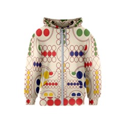 Ludo Game Kids  Zipper Hoodie by Wegoenart