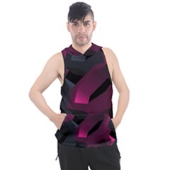 Illustration Hexagon Geometric Art Design Men s Sleeveless Hoodie by Wegoenart