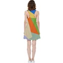 Illustration Colored Paper Abstract Background Inside Out Racerback Dress View4