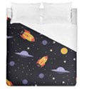 Cosmos Rocket Spaceships Ufo Duvet Cover (Queen Size) View1