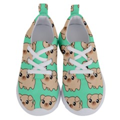 Puppy Pattern Wallpaper Dog Pet Running Shoes by Wegoenart