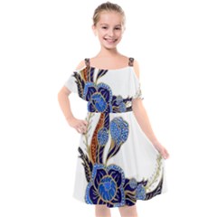 Im Fourth Dimension Colour 58 Kids  Cut Out Shoulders Chiffon Dress by imanmulyana