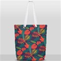 Leaves Pattern Wallpaper Seamless Full Print Rope Handle Tote (Small) View1