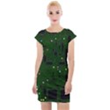 Board conductors circuits Cap Sleeve Bodycon Dress View1