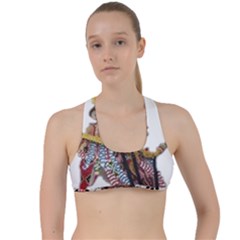 Im Fourth Dimension Abimanyu Criss Cross Racerback Sports Bra by imanmulyana