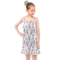 Illustration Flower Floral Design Pattern Kids  Overall Dress by Amaryn4rt