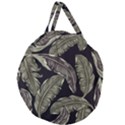 Jungle Sheets Tropical Pattern Giant Round Zipper Tote View2