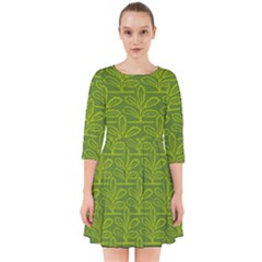 Oak Tree Nature Ongoing Pattern Smock Dress by Mariart