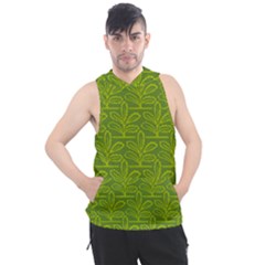 Oak Tree Nature Ongoing Pattern Men s Sleeveless Hoodie by Mariart