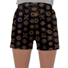 Pattern Mandala Ornate Ornamental Sleepwear Shorts by danenraven