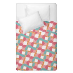 Patchwork Pastel Pattern Art Duvet Cover Double Side (single Size) by danenraven