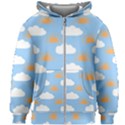 Sun And Clouds   Kids  Zipper Hoodie Without Drawstring View1