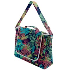 Sheets Tropical Picture Plant Pattern Box Up Messenger Bag by Ravend