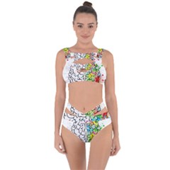 Illustration Brain Mind Psychology Idea Drawing Bandaged Up Bikini Set  by Ravend