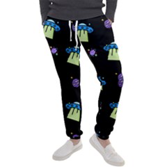 Illustration Cosmos Cosmo Rocket Spaceship -ufo Men s Jogger Sweatpants by danenraven