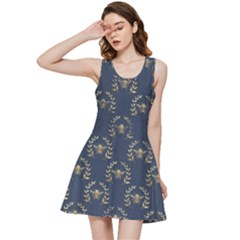 Blue Golden Bee Inside Out Racerback Dress by ConteMonfrey