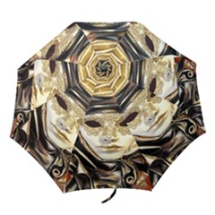 Artistic Venetian Mask Folding Umbrellas by ConteMonfrey