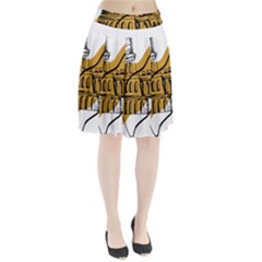 Colosseo Draw Silhouette Pleated Skirt by ConteMonfrey