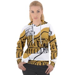 Colosseo Draw Silhouette Women s Overhead Hoodie by ConteMonfrey