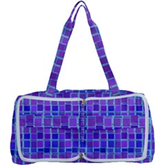 Background Mosaic Purple Blue Multi Function Bag by danenraven