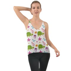 Turtle Animal Sea Life Chiffon Cami by danenraven