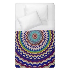 Kaleidoscope Geometric Circles Duvet Cover (single Size) by danenraven