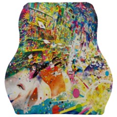 Multicolor Anime Colors Colorful Car Seat Velour Cushion  by BangZart