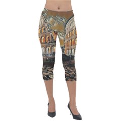 Colosseo Italy Lightweight Velour Capri Leggings  by ConteMonfrey