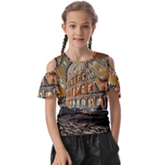 Colosseo Italy Kids  Butterfly Cutout Tee by ConteMonfrey