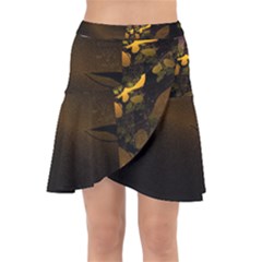 Photogenic Wrap Front Skirt by Sparkle