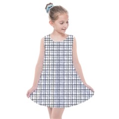 Small White Lines - Plaids Kids  Summer Dress by ConteMonfrey