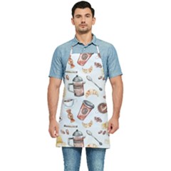 Coffee Coffeemania Caffeine Kitchen Apron by Wegoenart