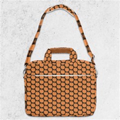 Cute Pumpkin Black Small Macbook Pro 13  Shoulder Laptop Bag  by ConteMonfrey