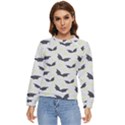 Boo! Bat Rain - Halloween Decor  Women s Long Sleeve Raglan Tee View1