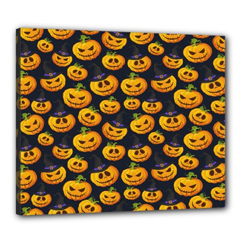 Jack O Lantern  Canvas 24  X 20  (stretched) by ConteMonfrey