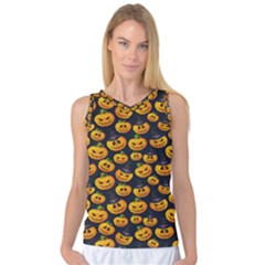 Jack O Lantern  Women s Basketball Tank Top by ConteMonfrey