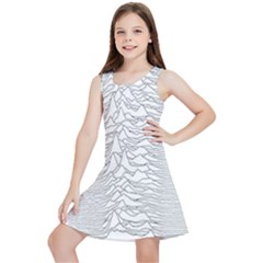 Joy Division Unknown Pleasures Kids  Lightweight Sleeveless Dress by Jancukart