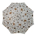 Brown Coffee Beans Pattern Golf Umbrellas View1