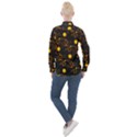 Halloween Background Pattern Women s Long Sleeve Pocket Shirt View2