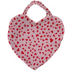 Hearts Valentine Heart Pattern Giant Heart Shaped Tote by Ravend