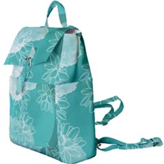 Flower Floral Design Background Buckle Everyday Backpack by Ravend