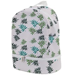 Leaves Plant Design Template Zip Bottom Backpack by Ravend