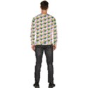 Sweet Dessert Food Cake Pattern Men s Fleece Sweatshirt View4