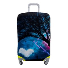 Tree Trees Surreal Universe Silhouette Luggage Cover (small) by Wegoenart