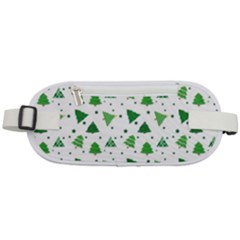 Christmas Tree Pattern Design Rounded Waist Pouch by Wegoenart