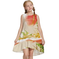 Christmas Decoration 11 Kids  Frill Swing Dress by artworkshop